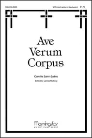 Ave Verum Corpus SATB choral sheet music cover Thumbnail